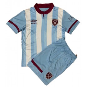 Koszulka West Ham United Dziecięcy Wyjazdowe Stroje Piłkarskie 2021/22 Krótki Rękaw